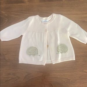 Baby girl cardigan - perfect for spring or Easter